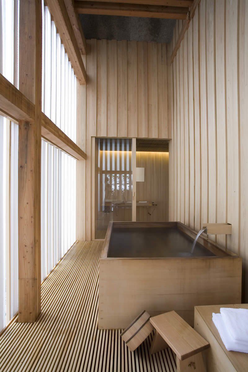 銀山溫泉 旅館藤屋 3樓展望半露天風呂