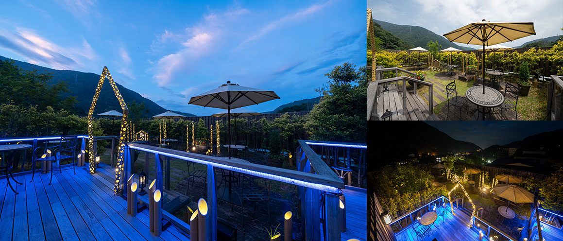 箱根湯本溫泉 月之宿 紗ら 屋頂露台