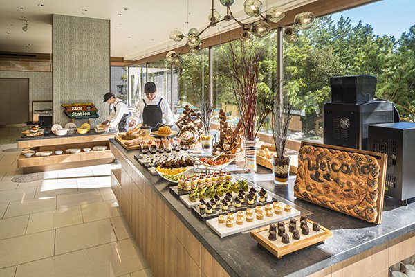 東京灣希爾頓酒店 Forest Garden 自助餐檯
