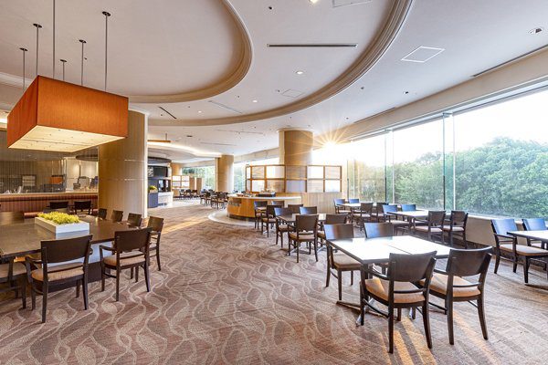東京成田機場希爾頓酒店 Terrace Restaurant 的用餐區