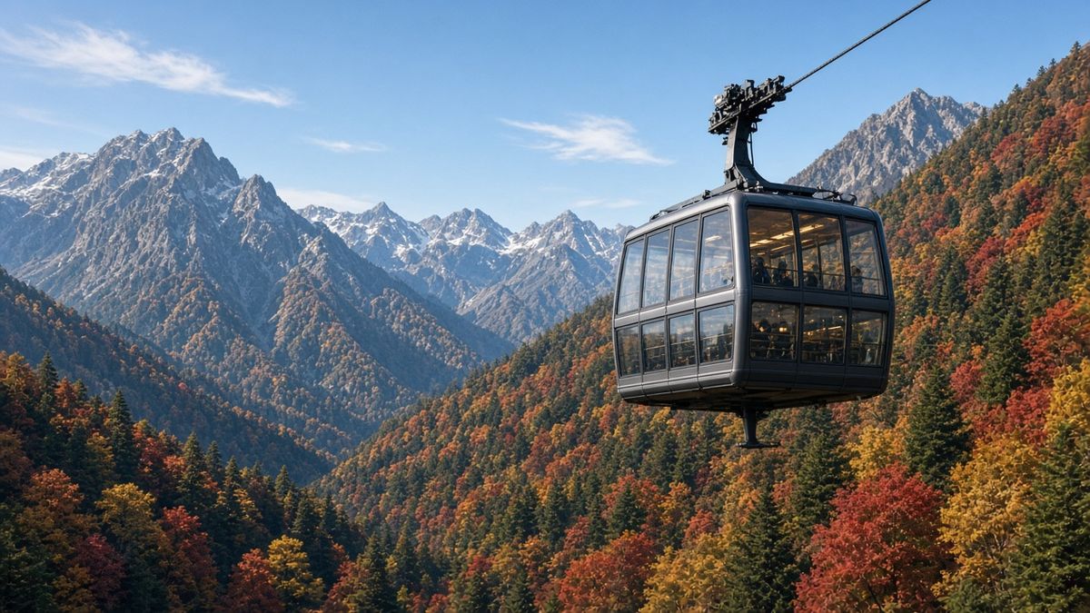 新穗高雙層纜車北阿爾卑斯展望