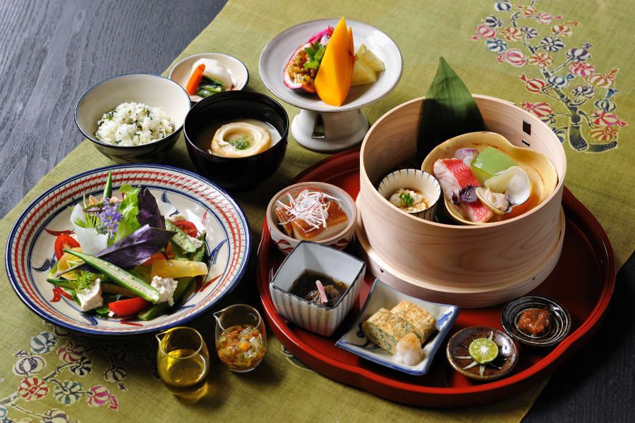 虹夕諾雅 沖繩 餐廳的料理