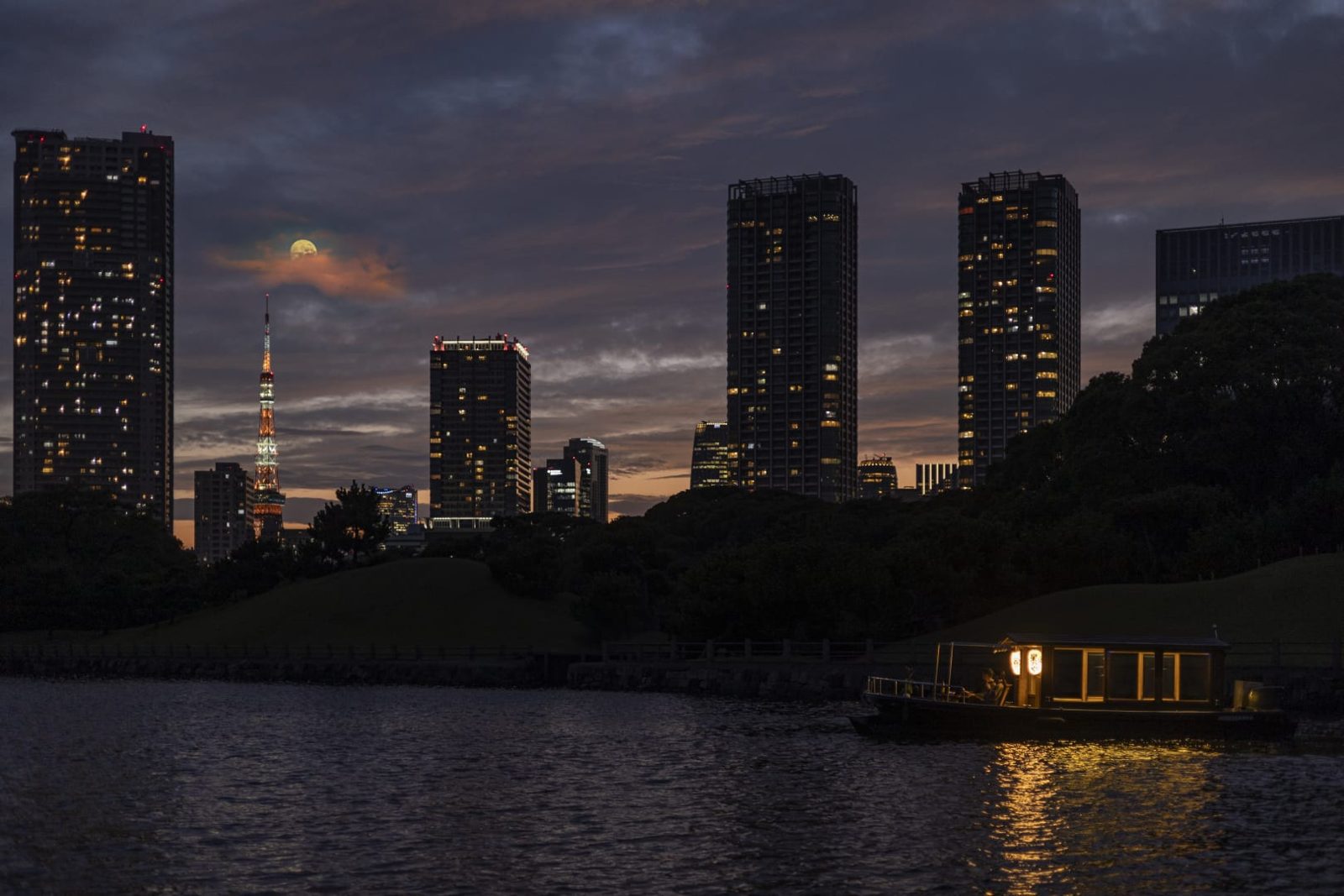 虹夕諾雅 東京 入夜的東京天際線