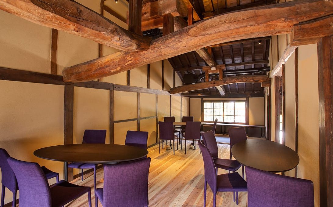 竹田城 城下町 HOTEL EN 發酵藏的餐廳