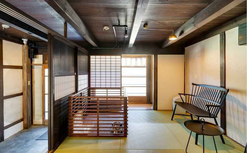 竹田城 城下町 HOTEL EN 館內的公共空間