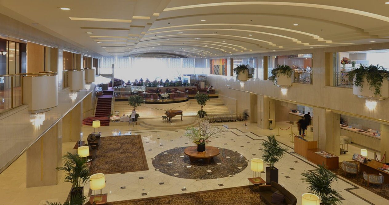 廣島格蘭比亞大酒店 1 樓挑高大廳