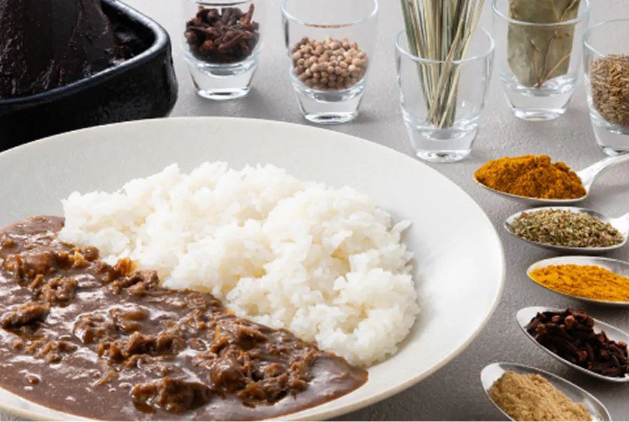 大阪格蘭比亞大酒店 早餐的大阪土手燒咖哩