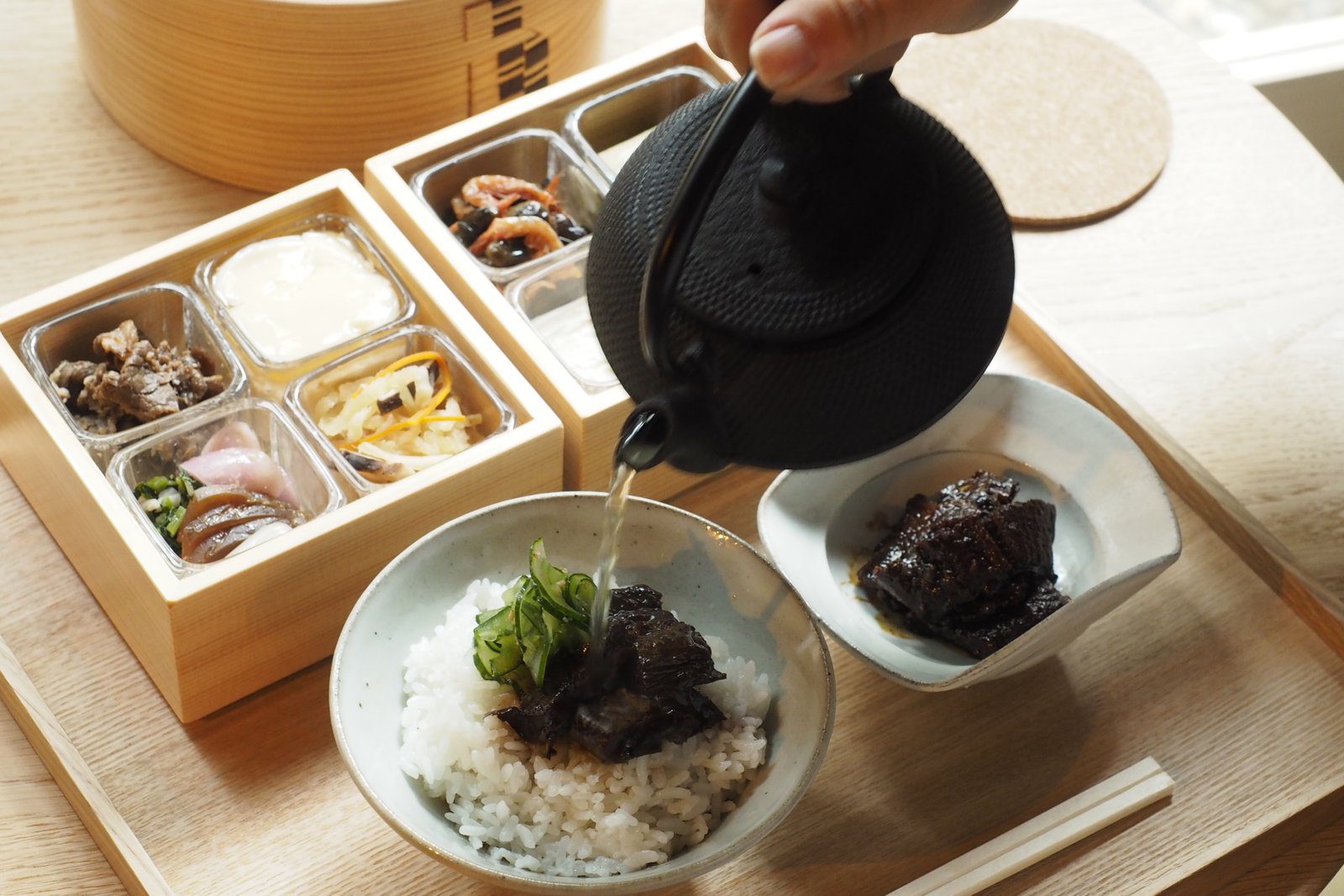HOTEL 講 大津百町 鰻魚茶泡飯與小菜