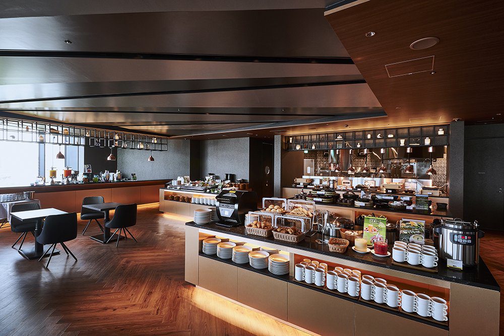 東京羽田大都會大飯店 il CIELO 早餐自助餐檯