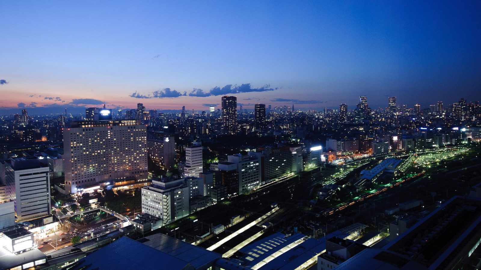 洲際酒店東京品川 品川一帶的夜景