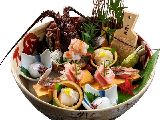 伊東溫泉 淘心庵 米屋 晚餐的舟盛