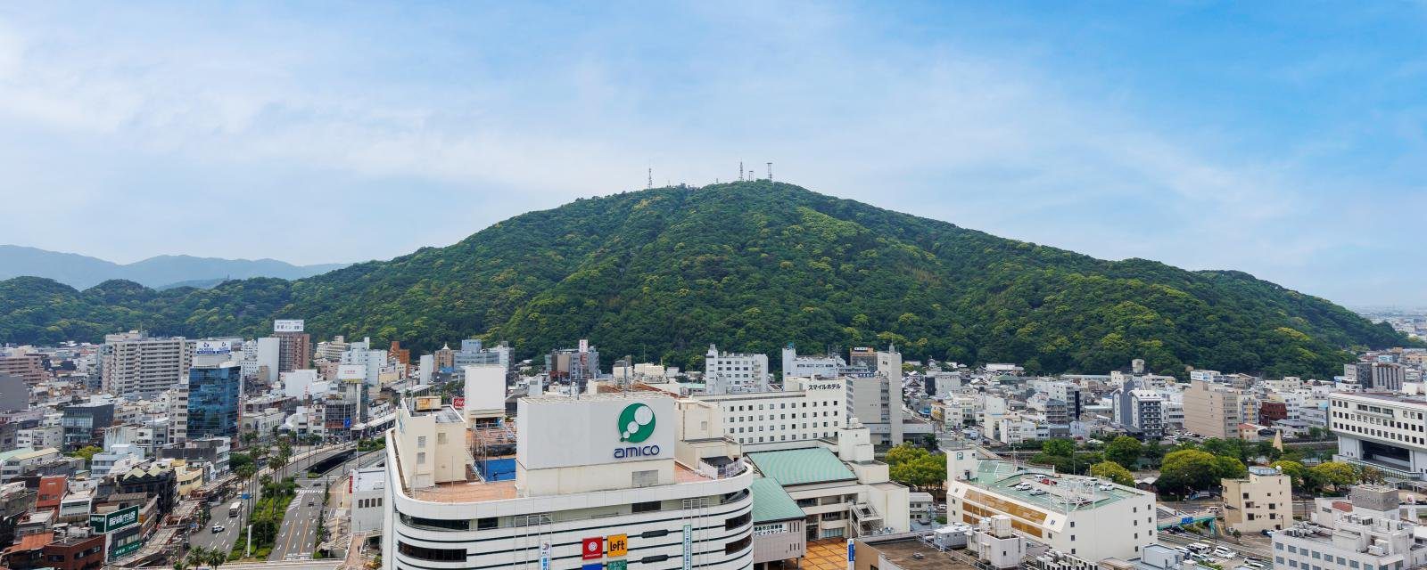 德島 JR 克萊門特飯店 飯店周邊市區與眉山