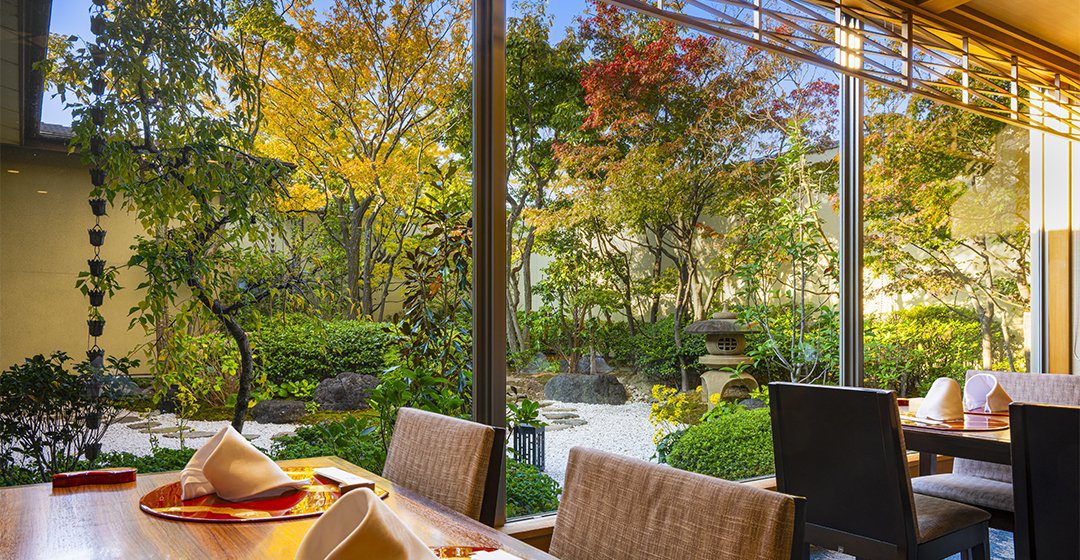 德島 JR 克萊門特飯店 藍彩面向的日本庭園