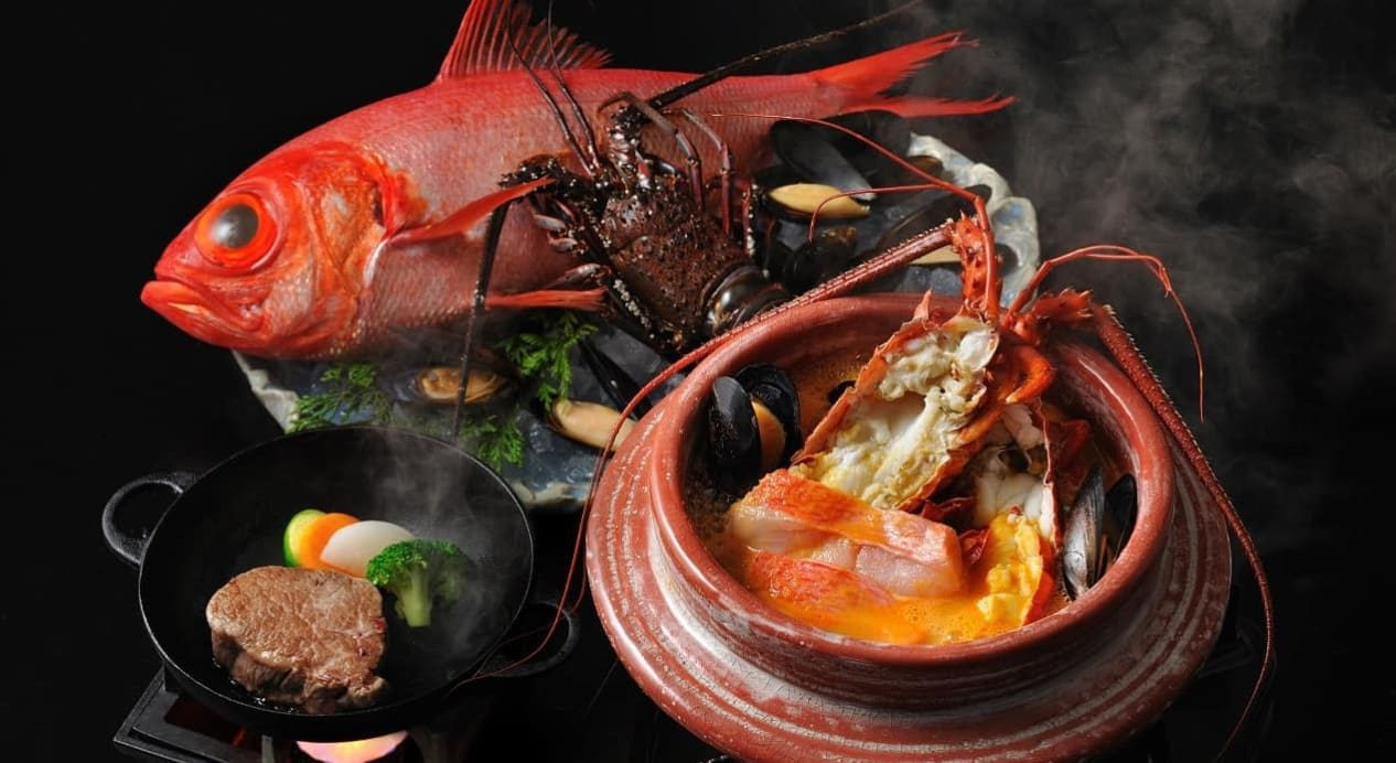 界 Anjin 帶異國味的海鮮會席