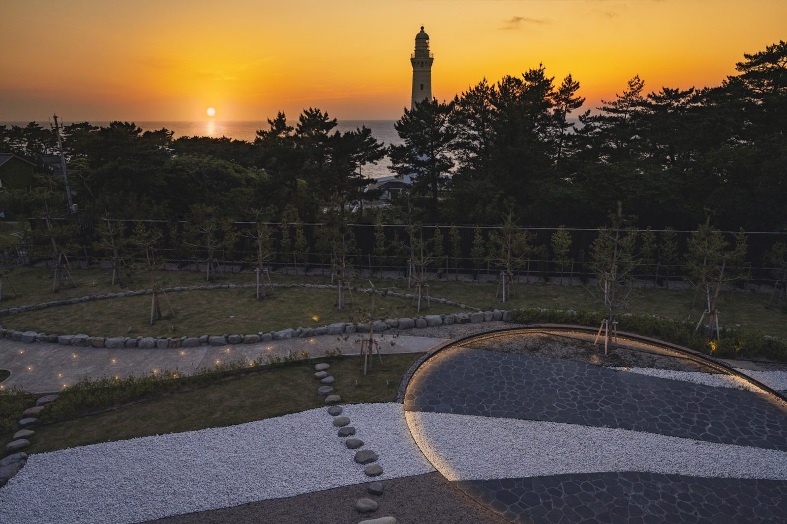 界 出雲 看夕陽的露台