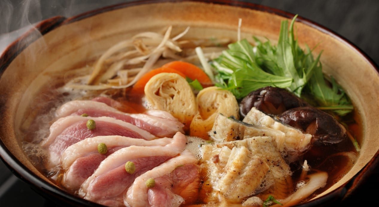 界 鬼怒川 雙重高湯的鴨肉鍋會席