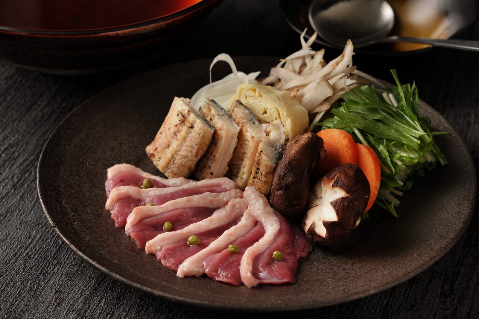 界 鬼怒川 會席料理的鴨肉鍋
