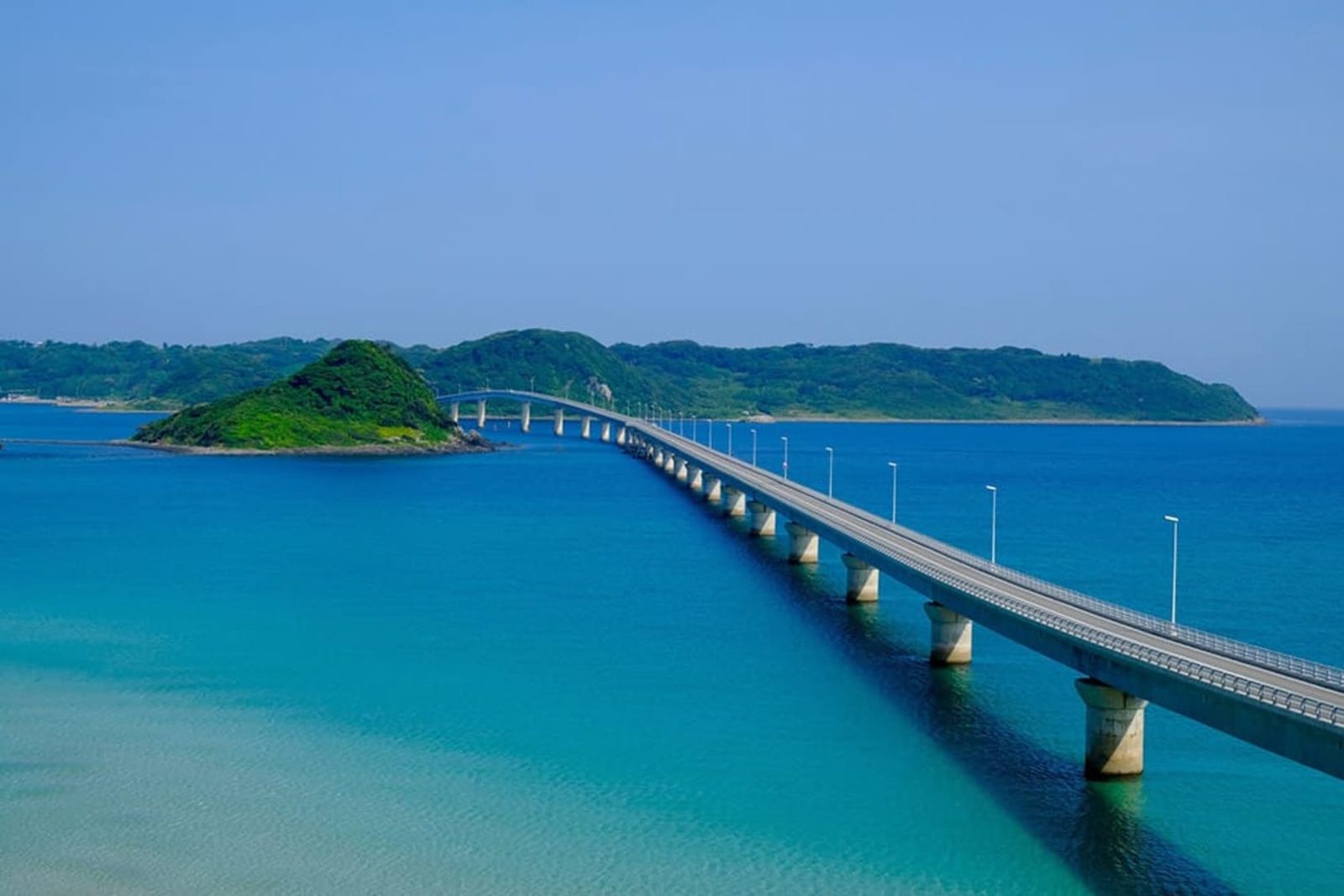 界 長門 周邊的角島大橋