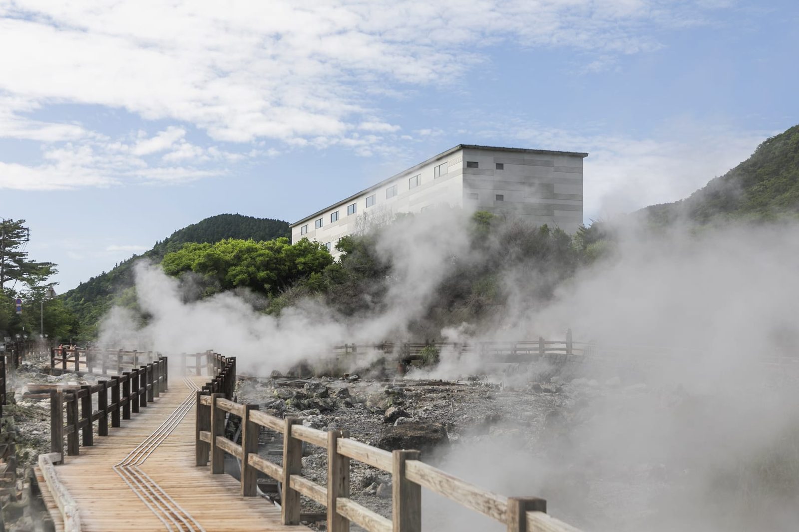界 雲仙 被白煙圍繞的旅館