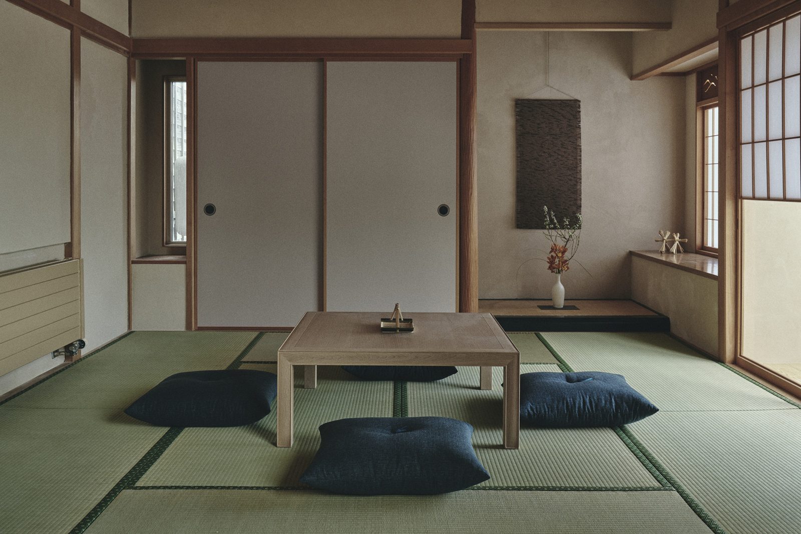 舊相馬家 Kazeno Heritage 函館 和室的座敷與床之間