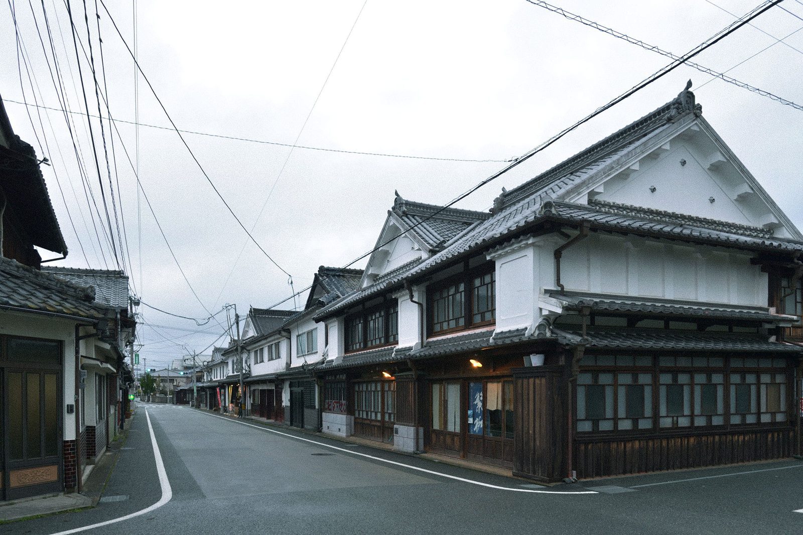 風之 八女福島 八女福島的白牆町屋街景