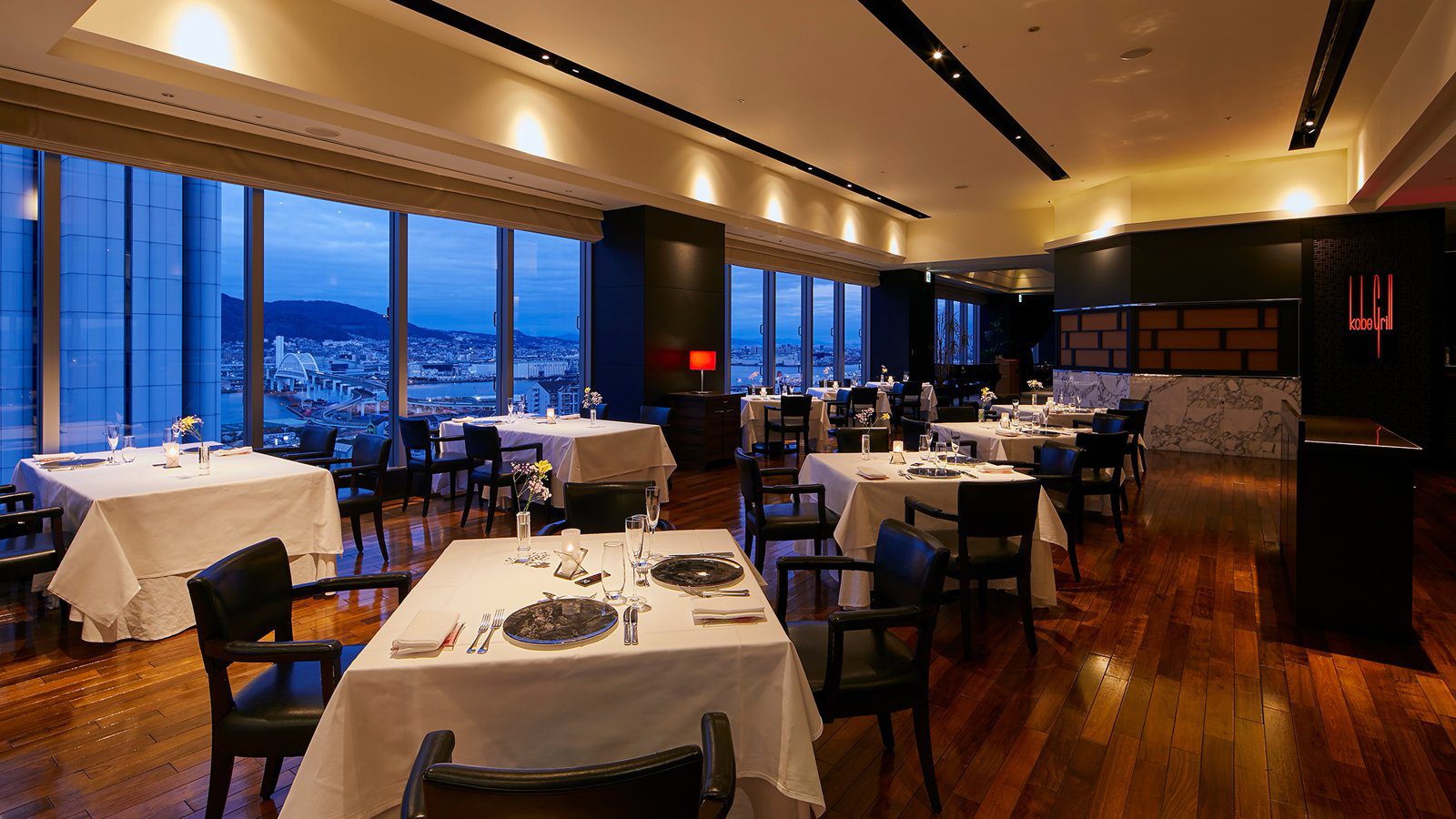 神戶灣喜來登酒店 最上階餐廳 Kobe Grill 與神戶夜景