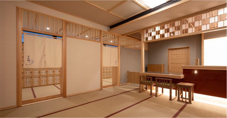 京都梅小路 花傳抄 全館鋪榻榻米的和風動線