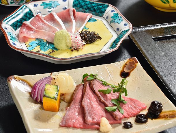 La Vista 阿寒川 晚餐的會席料理