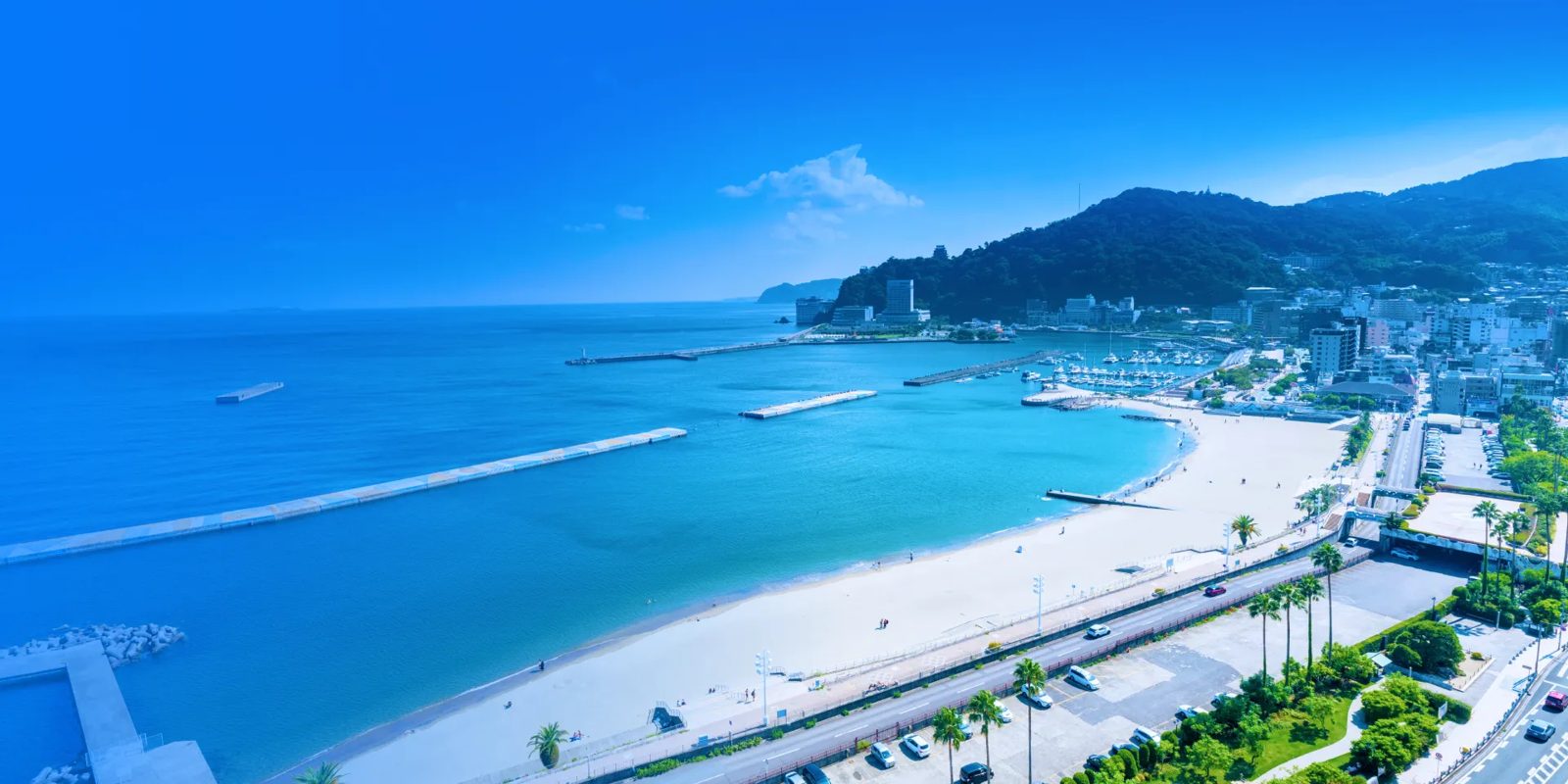 La Vista 熱海 Terrace 熱海的海岸線