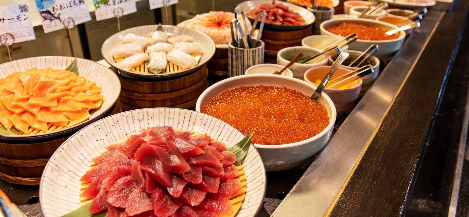 La Vista 函館灣 早餐的熟食與小菜