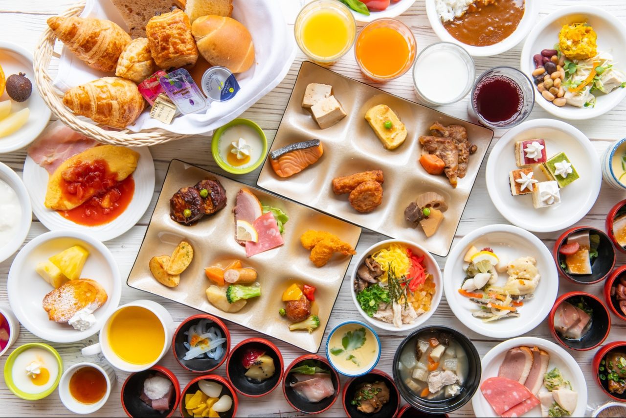 La Vista 霧島 Hills 和洋當季料理的早餐