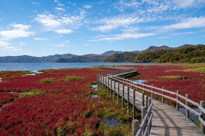 北海道能取湖珊瑚草與層雲峽黑岳纜車包車1日遊｜神秘摩周湖・大雪山紅葉