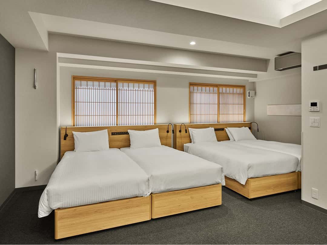 MIMARU京都 四条WEST 公寓房(4張單人床)