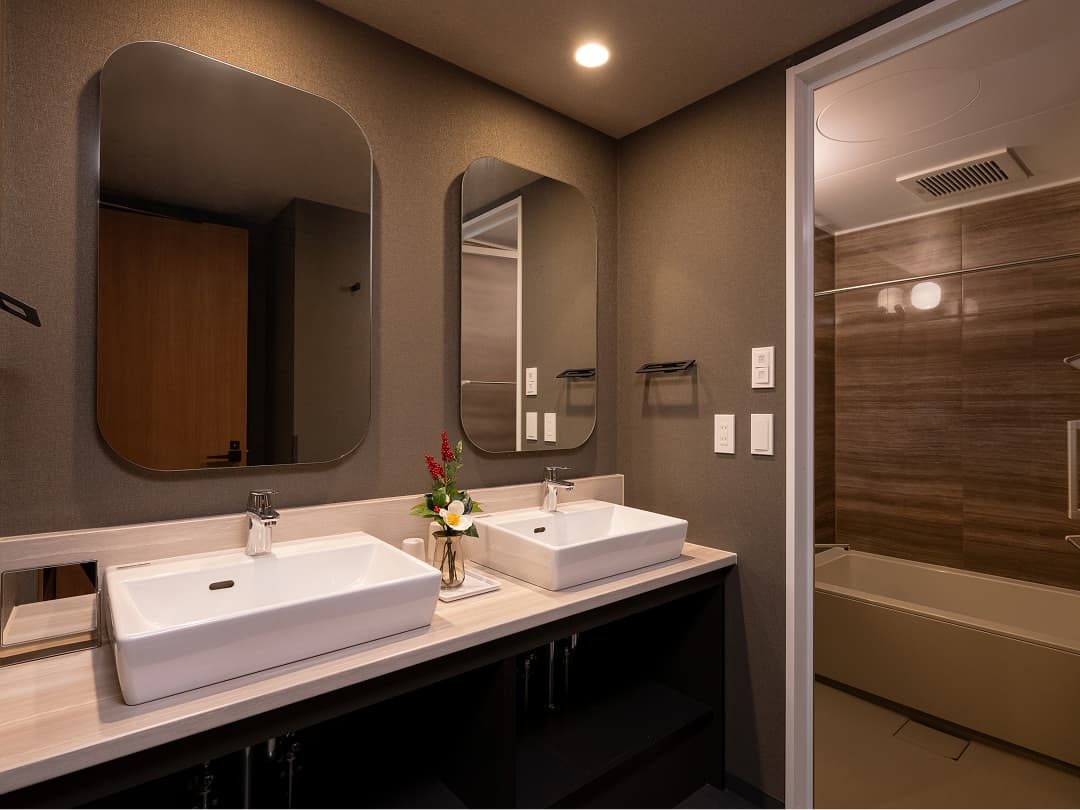 MIMARU SUITES 東京浅草 雙洗手台浴室