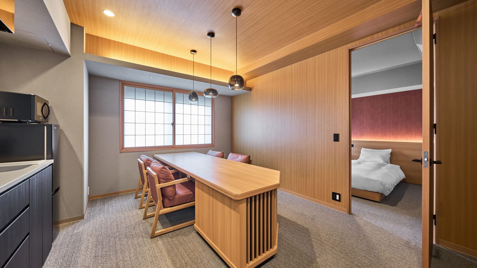 MIMARU SUITES 東京浅草 兩間臥室加客廳：一家人同住但各有空間