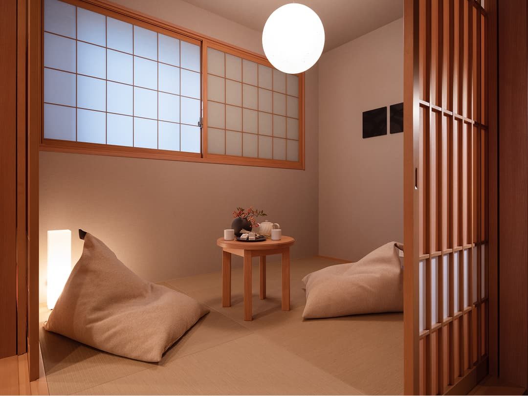 MIMARU SUITES 東京浅草 日式套房的榻榻米房