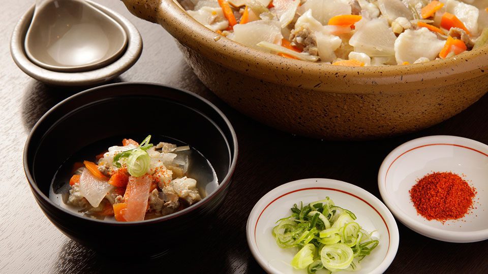 三井花園飯店 熊本 鄉土料理的糰子湯