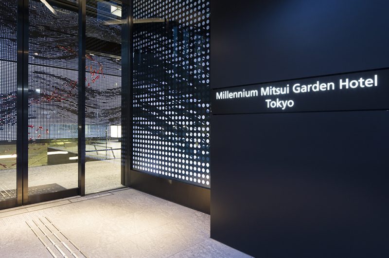 Millennium 三井花園飯店 東京 飯店入口與招牌
