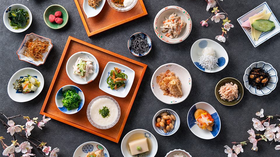 三井花園飯店 日本橋 Premier 和食早餐的小缽