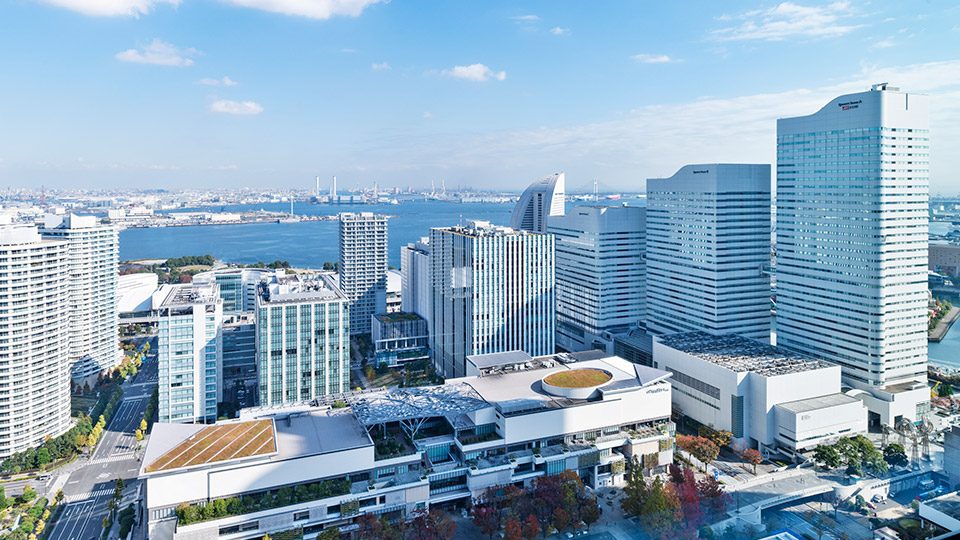 三井花園飯店 橫濱港未來 Premier 從高樓層看出去的橫濱港