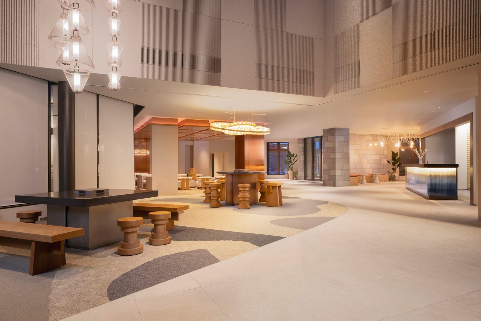二世谷 HANAZONO 日航尚格酒店 通往正門的 Communal Lobby
