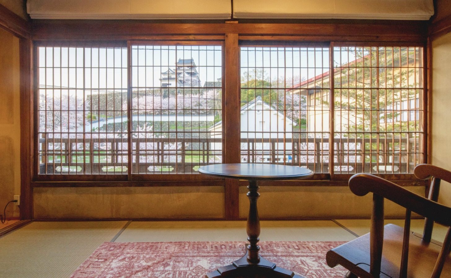 NIPPONIA HOTEL 大洲 城下町 望得到大洲城的客房