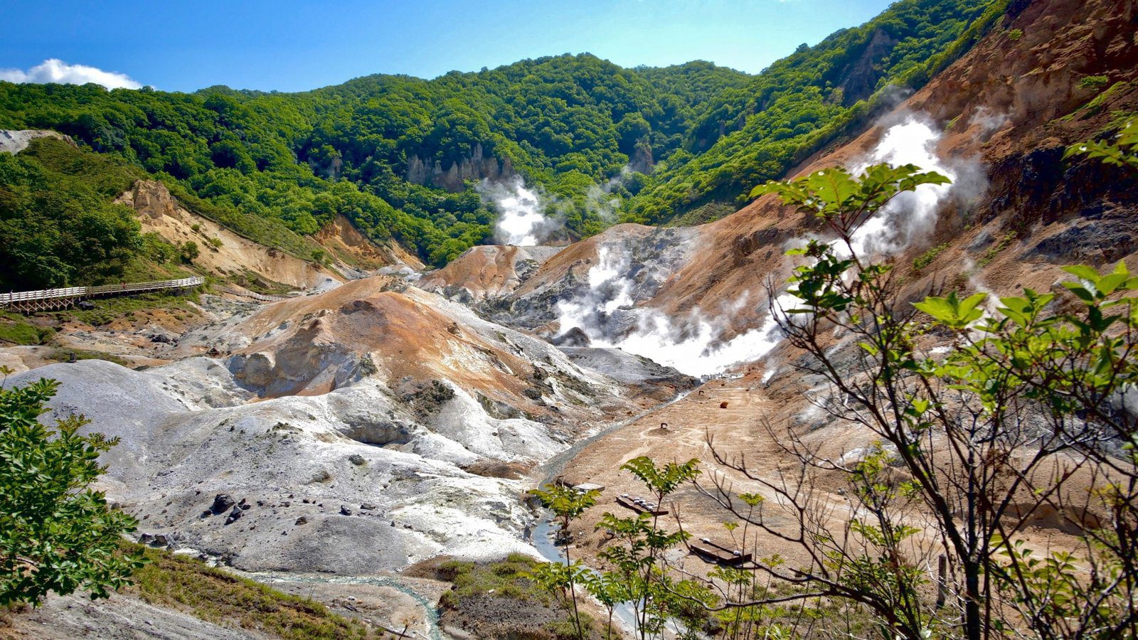 登別溫泉 第一瀧本館 步行 5 分鐘即達的登別地獄谷