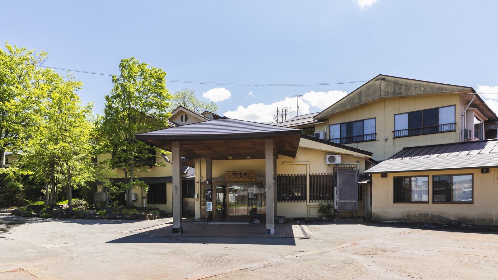 小野川溫泉 河鹿莊 旅館玄關