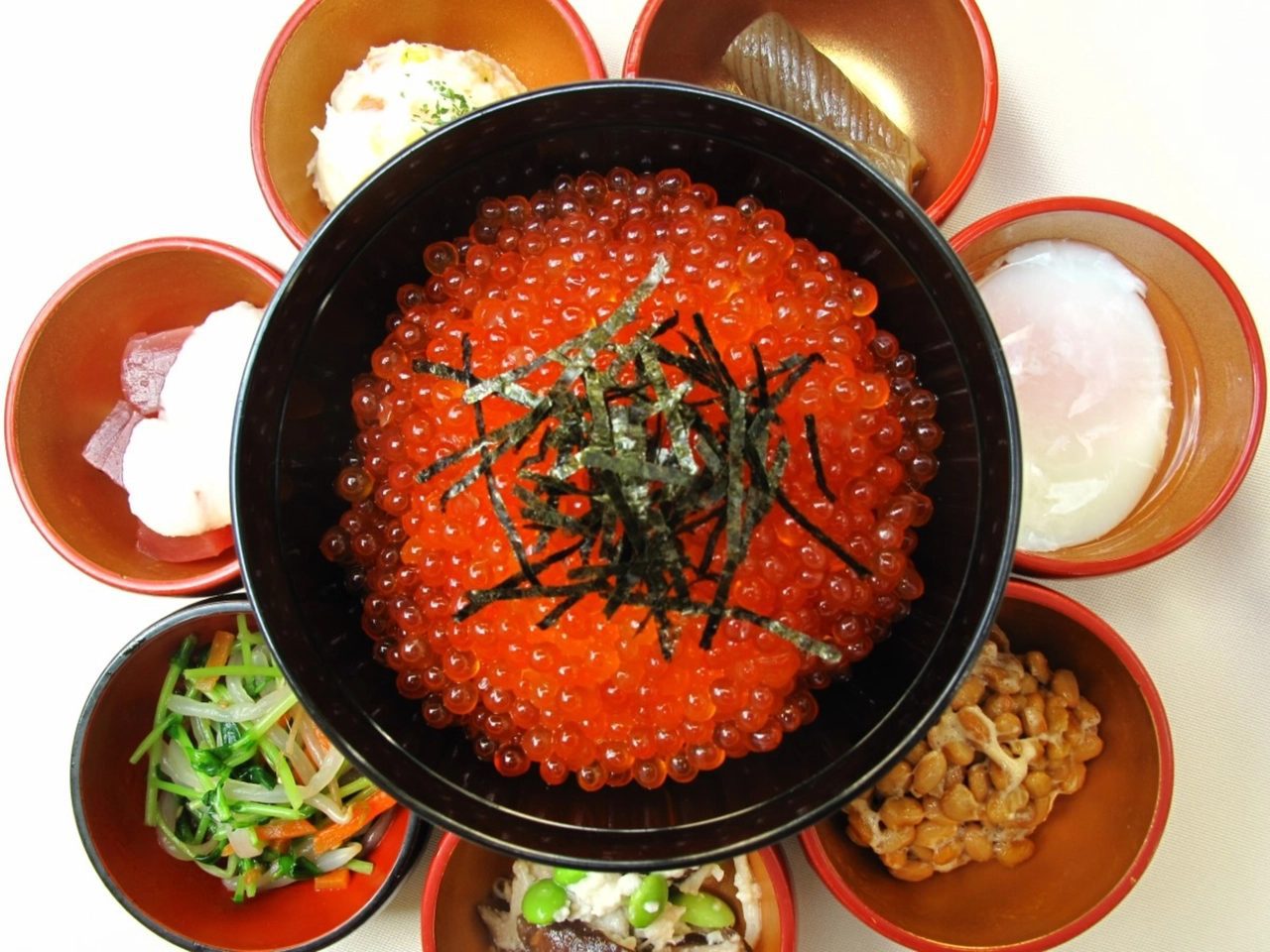 御宿 野乃淺草 早餐自己夾料的海鮮丼