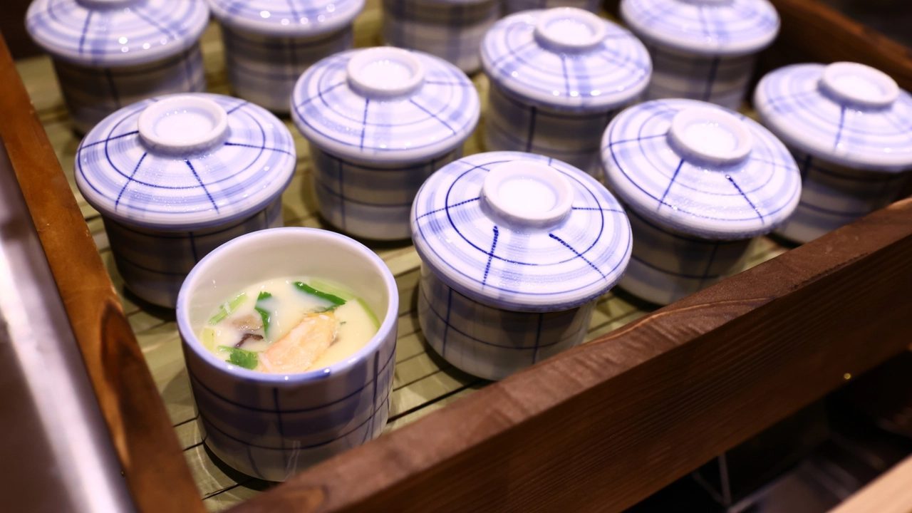 御宿 野乃大阪淀屋橋 早餐的茶碗蒸