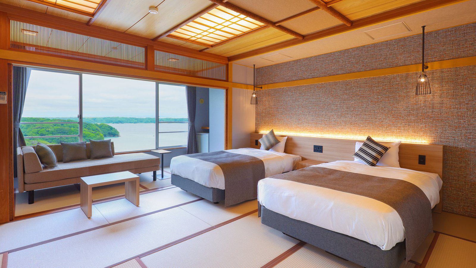 濱島溫泉 Premium 伊勢志摩 面海的和式床客房