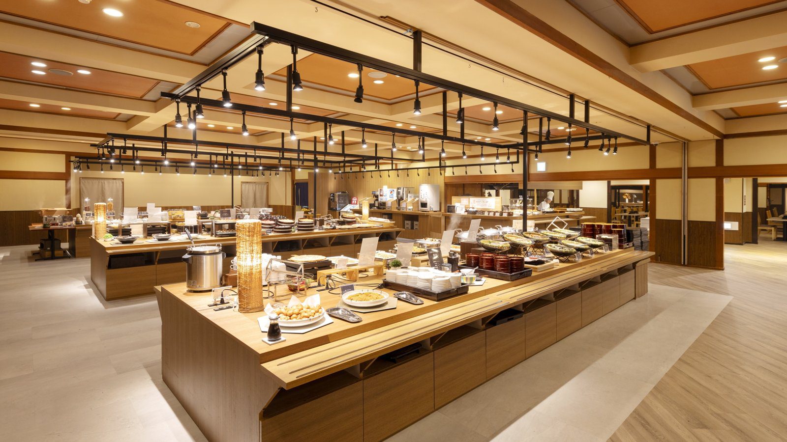 片山津溫泉 Premium 加賀丸屋 自助餐餐廳「小白鳥」的料理檯