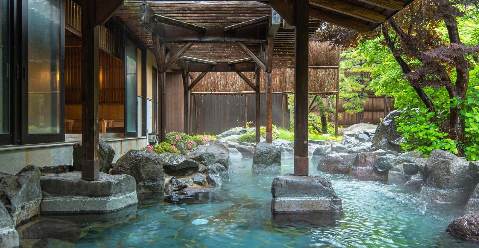 水上溫泉 Premium 松乃井 庭園露天風呂「茜之湯」