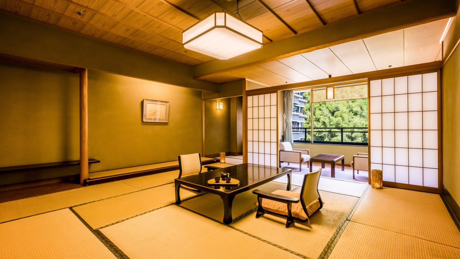 三朝溫泉 Premium 齊木別館 面向庭園的標準和室